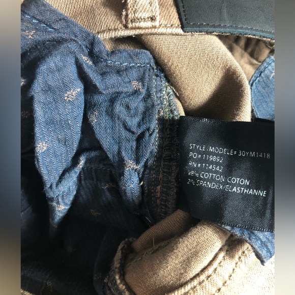 NWT Blank NYC Stanton Straight Fit Pants in Light Brown - Size 30 x 32 - Picture 3 of 5